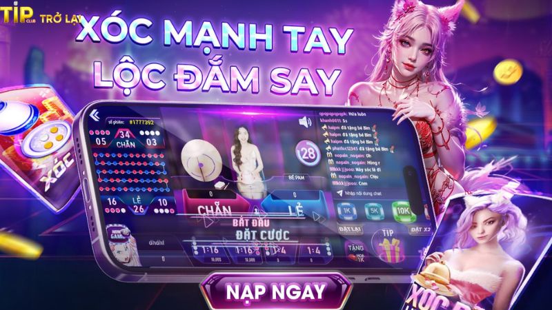 Thao tác cách chơi xóc đĩa livestream