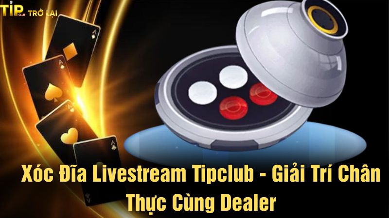 Xóc đĩa livestream Tipclub - Giải trí chân thực cùng Dealer